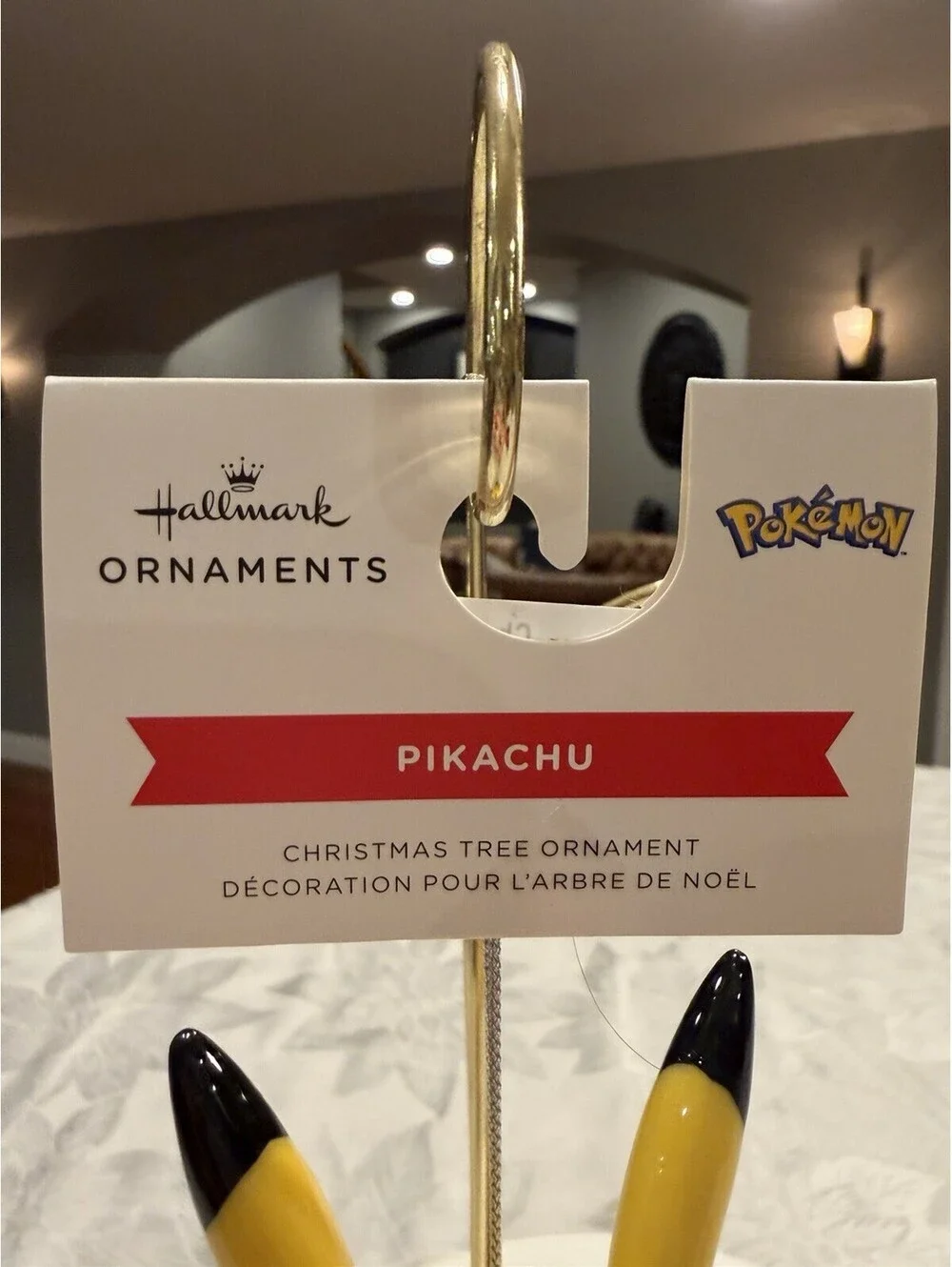 Hallmark Pokémon Pikachu Christmas Ornament Shatterproof New With Tags